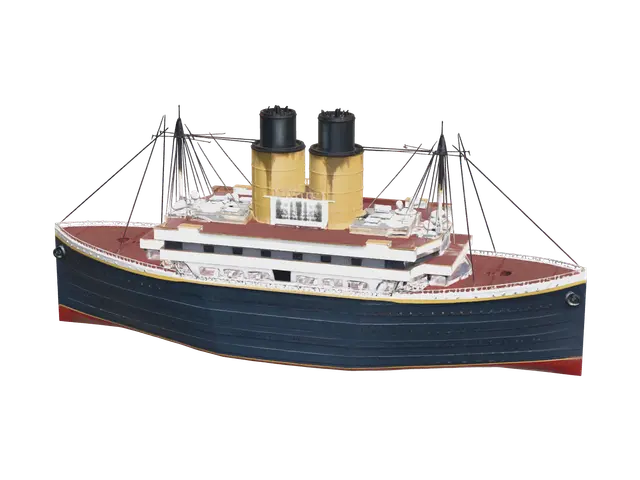 3D model for Low-Poly Titanic Bow