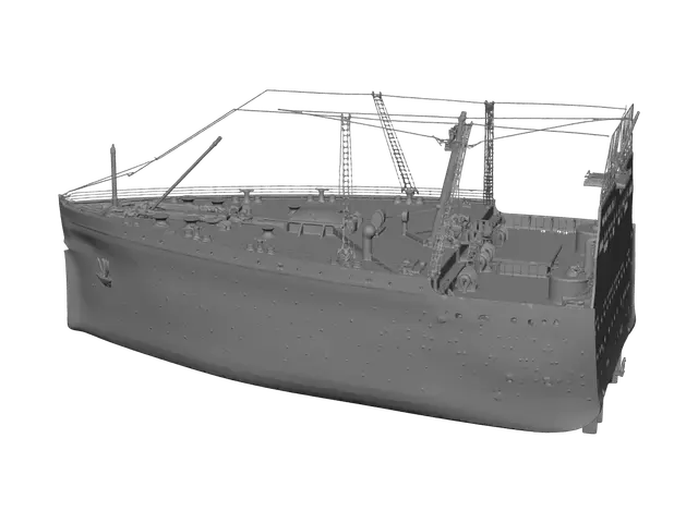 3D model for Titanic Bow