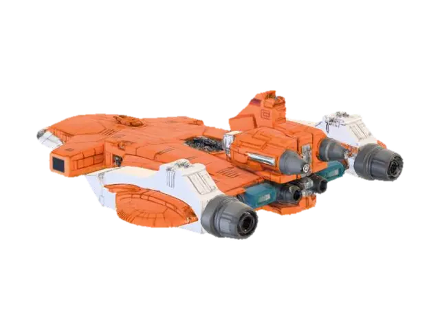 Starship Concept Orange - Shuttle 3D model, vytvořený pomocí AI