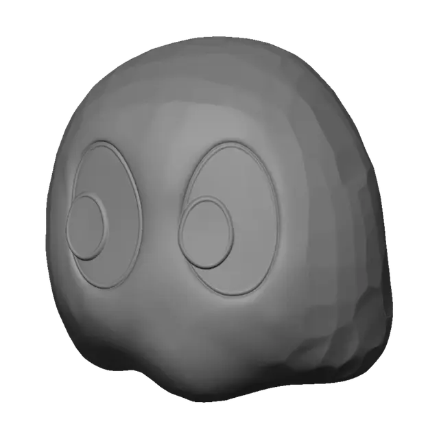 3D model for Pink Plush Eyes