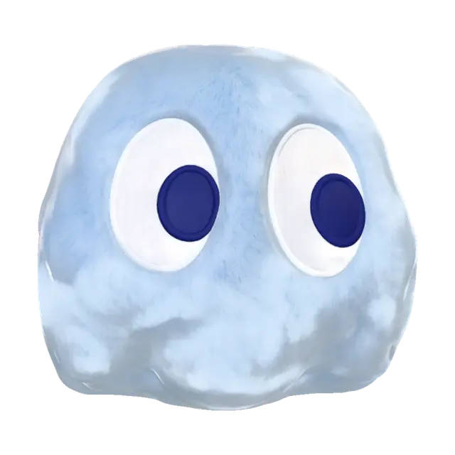 3D model for Blue Plush Ghost