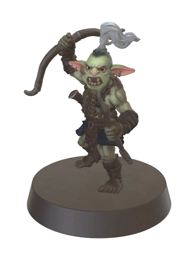 3D model for Goblin Archer Miniature
