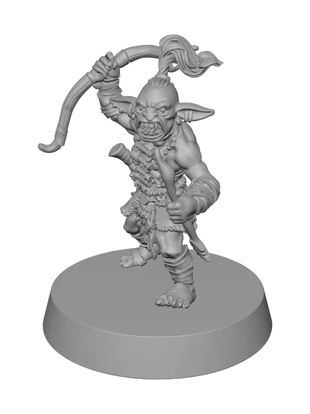 3D model for Goblin Archer Miniature