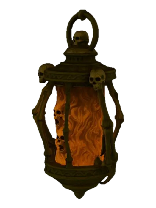 3D model for Spectral Lantern, #Halloween2025#