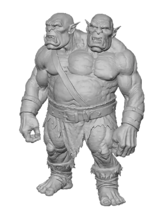 3D model for Two-Headed Ogre