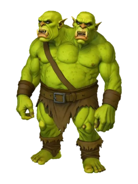 3D model for Two-Headed Ogre