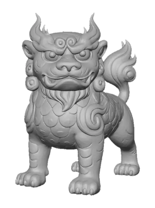 3D model for Guardian Lion