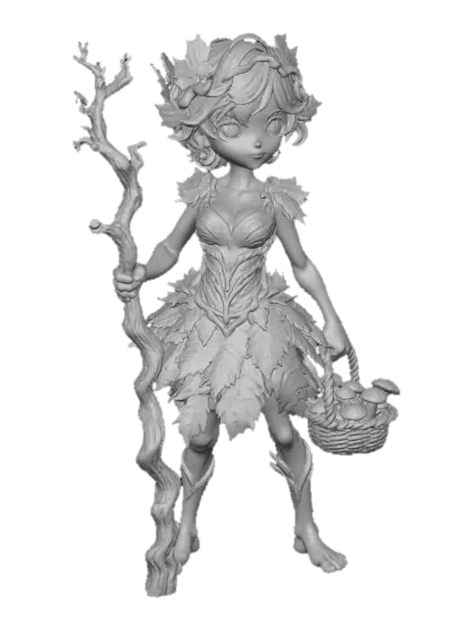 3D model for Autumn Sprite, #Thanksgiving#