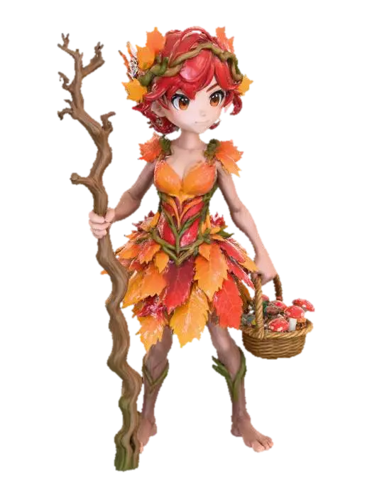 3D model for Autumn Sprite, #Thanksgiving#