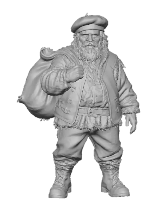 3D model for Olentzero, #Christmas2025#