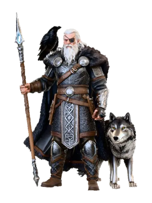 Odin's Wild Hunt, #Christmas2025# 3D model, vytvořený pomocí AI