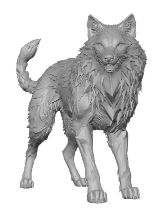 3D model for Cù Sìth, #Christmas2025#