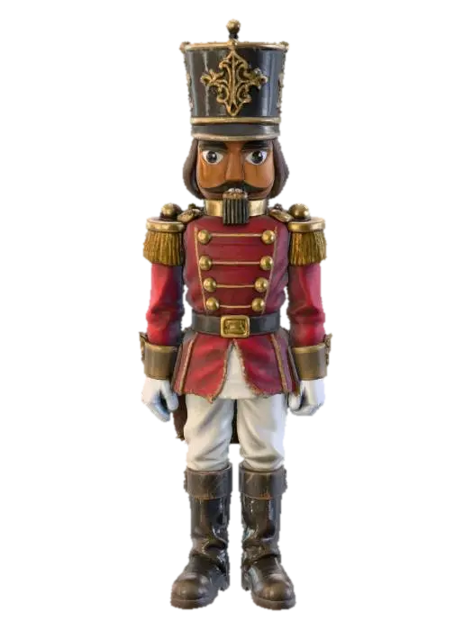 Nutcracker Soldier, #Christmas2025# 3D model, vytvořený pomocí AI