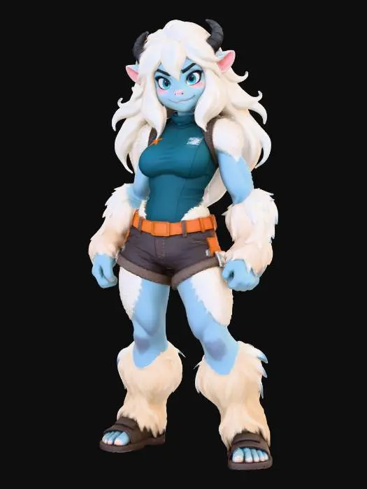 3D model for Frosty Adventurer
