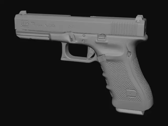 3D model for Glock 17 Gen 4 pistol
