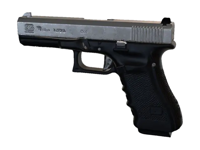 Glock 17 Gen 4 pistol 3D model, vytvořený pomocí AI
