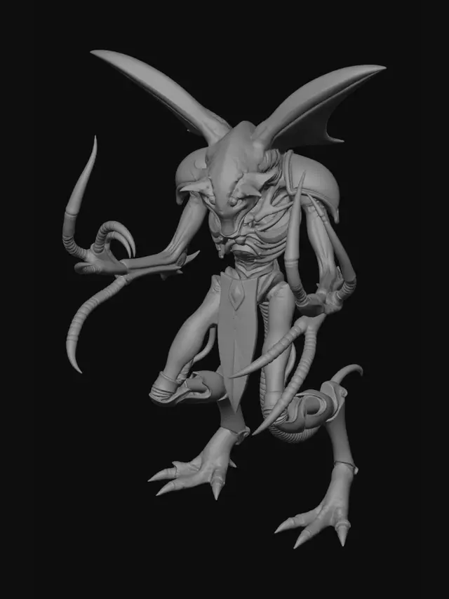 3D model for an exact replica stl file of a termagant from warhammer