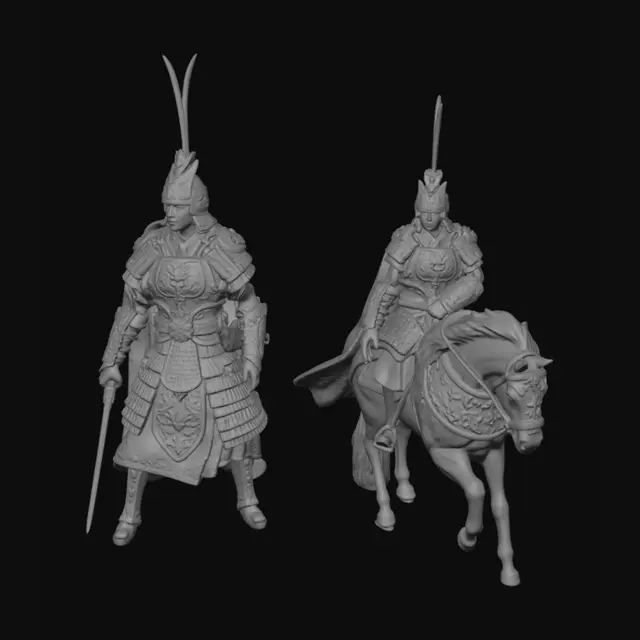 3D model for Golden Armored General