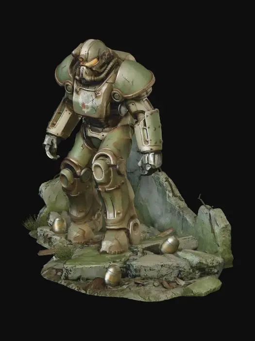 3D model for Ostern in Fallout, #EasterEgg2026#
