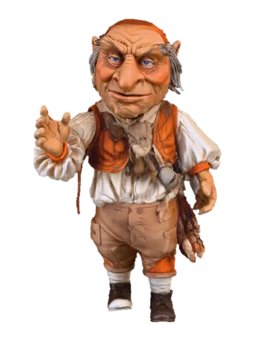 Modello 3D Hoggle - Muppet, generato dall’IA