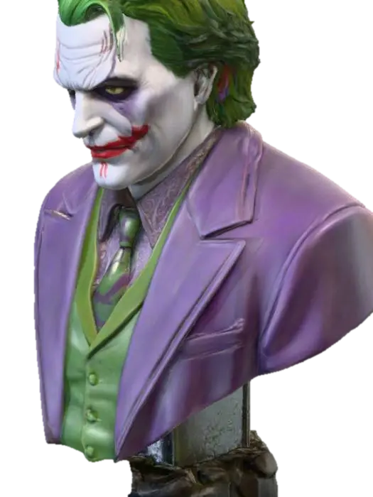 The dark knight joker bust - Dccomics 3D model, vytvořený pomocí AI