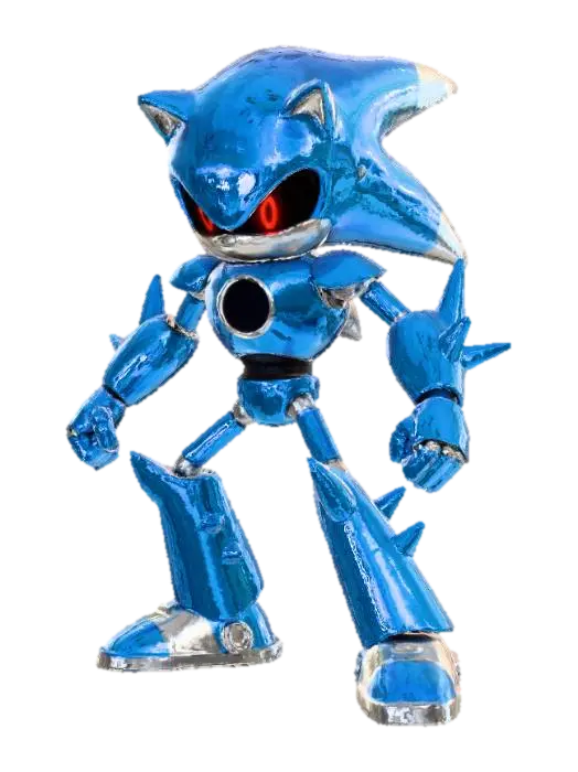 metal sonic - Engineered-3D-modell, genererad av AI