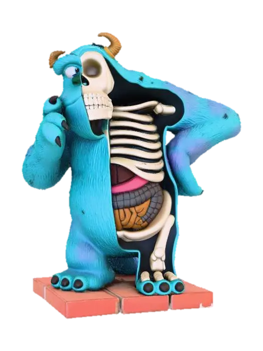 Cross-Section Monster - Ultra 3D model, vytvořený pomocí AI