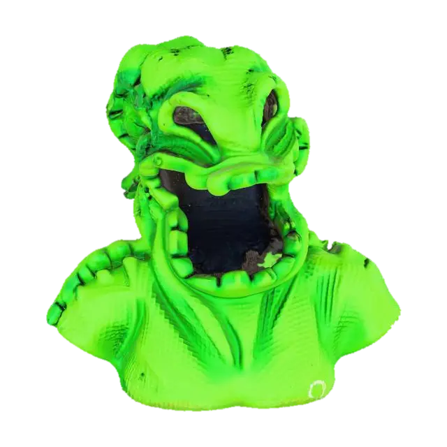 Green Glum. - Laughing 3D model, vytvořený pomocí AI