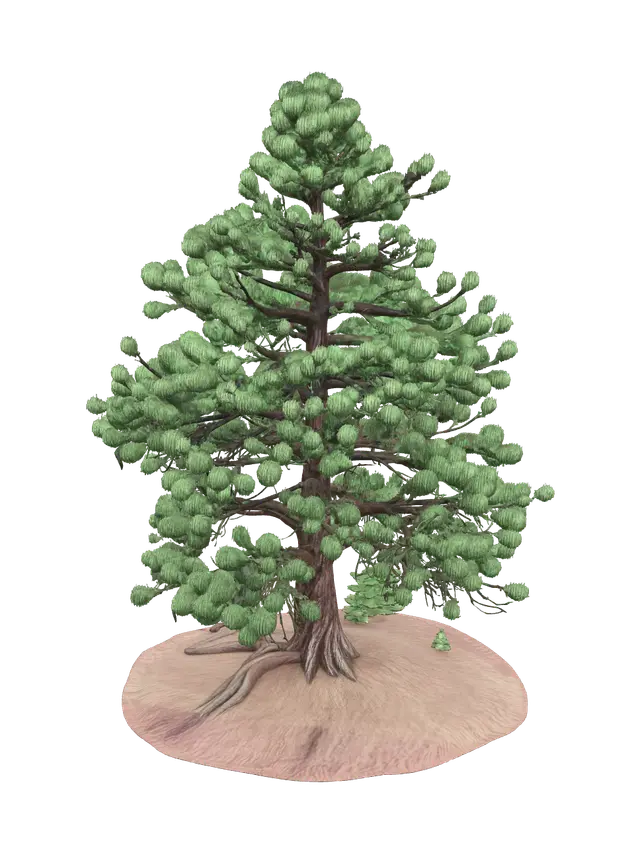 3D model for Realistic Pinetree