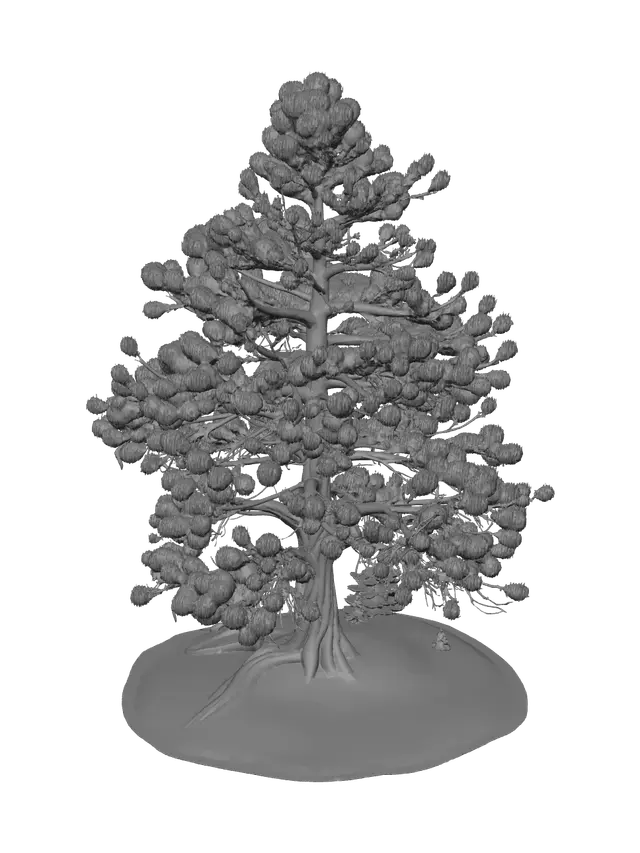 3D model for Realistic Pinetree