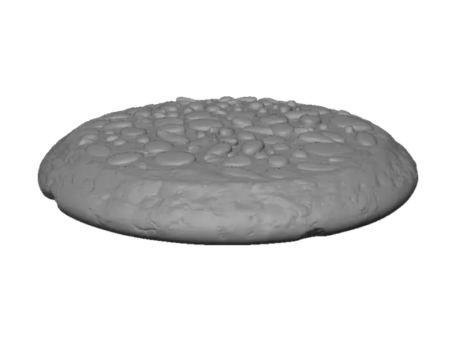 3D model for Pebble Mosaic Stepping Stone