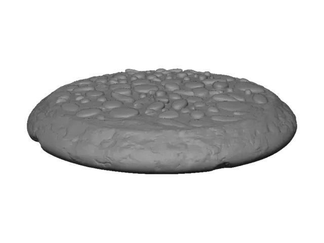 3D model for Pebble Mosaic Stepping Stone
