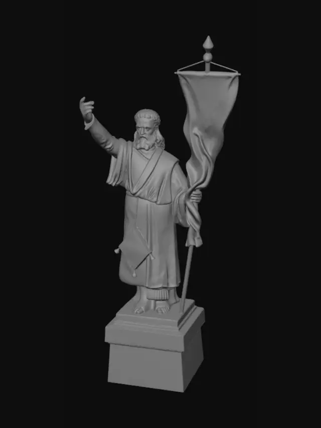 3D model for The Banner Bearer