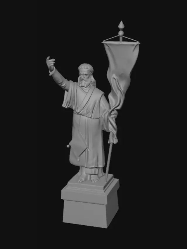3D model for The Banner Bearer