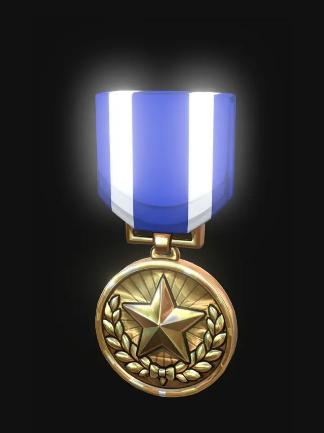 3D model for Golden Star Medal