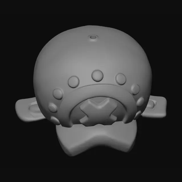 3D model for Blue X-Cap Helmet