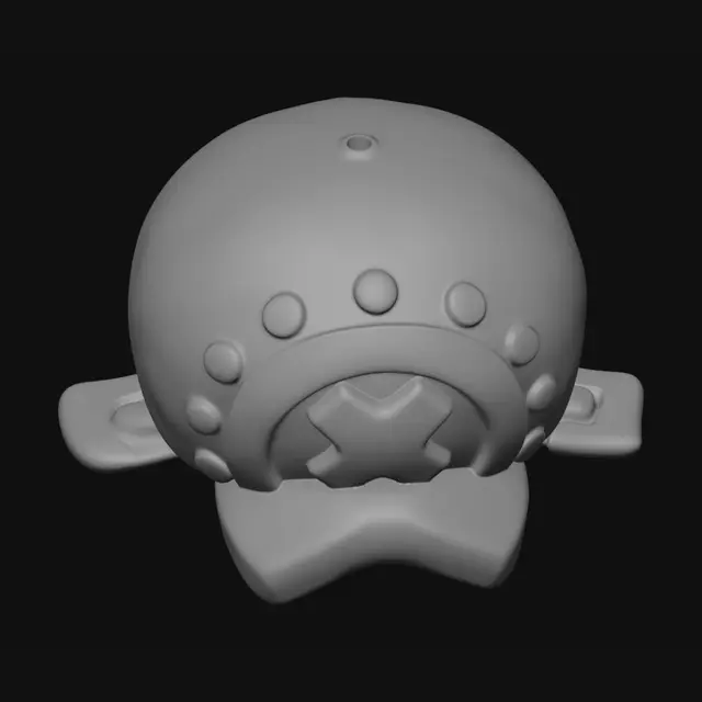 3D model for Blue X-Cap Helmet