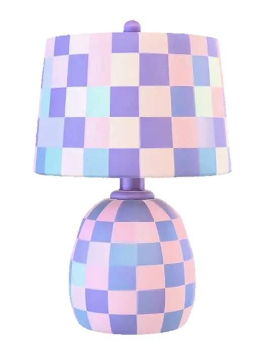 3D model for Pastel Checkered Lamp