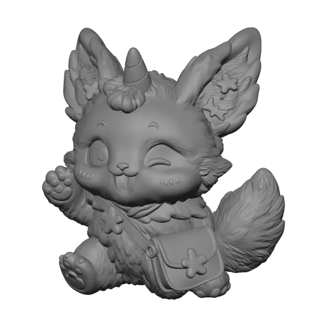 3D model for Alicorn Alpaca