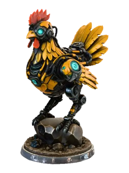 42216b3c-13b2-4657-8c10-102eb68383f5.png - Chicken 3D model, vytvořený pomocí AI