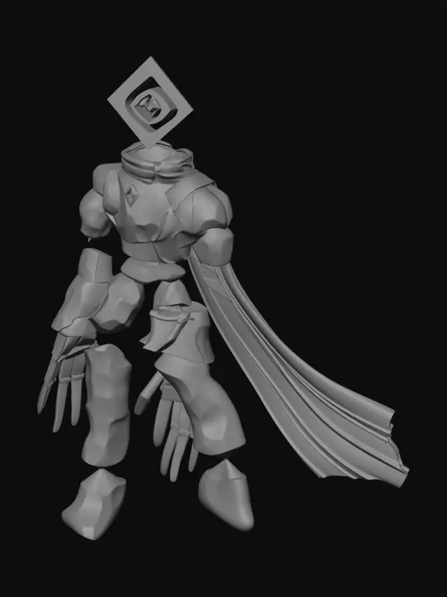 3D model for Crimson Sentinel