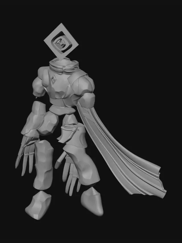 3D model for Crimson Sentinel
