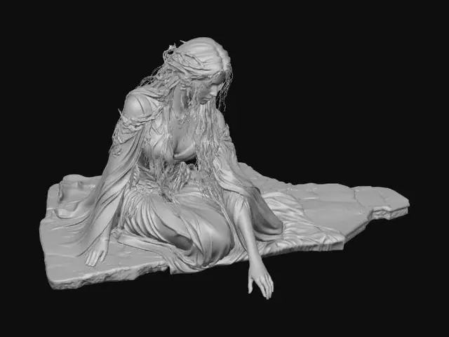 3D model for Emerald Elf by the Pool