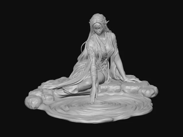 3D model for Elven Enchantment in a mountain pool