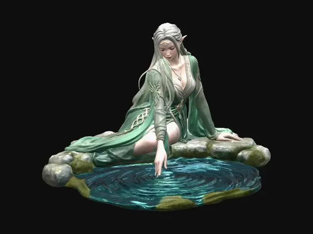 3D model for Elven Enchantment in a mountain pool