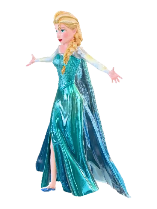 Ice Queen Elsa - Disney 3D model, vytvořený pomocí AI