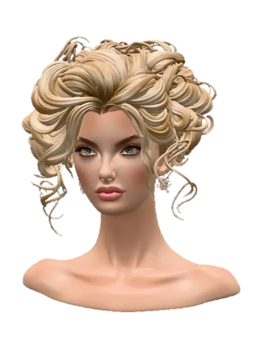 Teal Elegance - Color 3D model, vytvořený pomocí AI