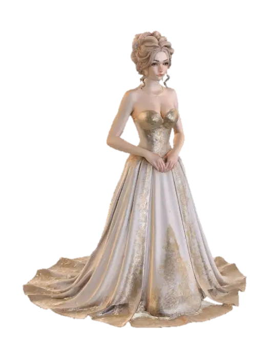 Embroidered Elegance - Embroidery 3D model, vytvořený pomocí AI