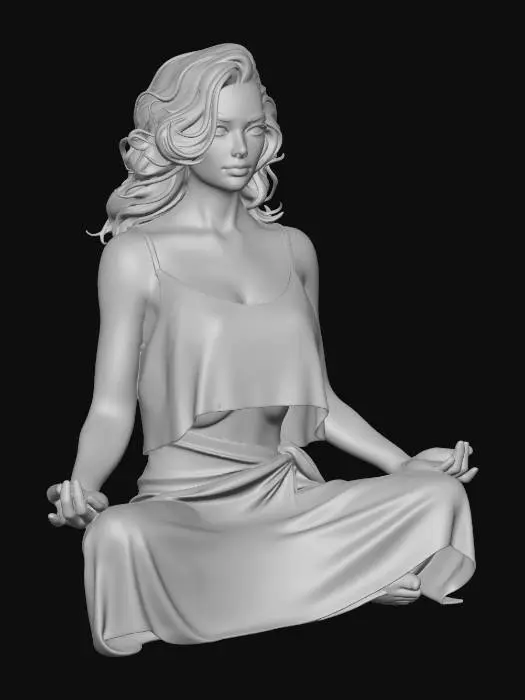 3D model for Tie-Dye Serenity