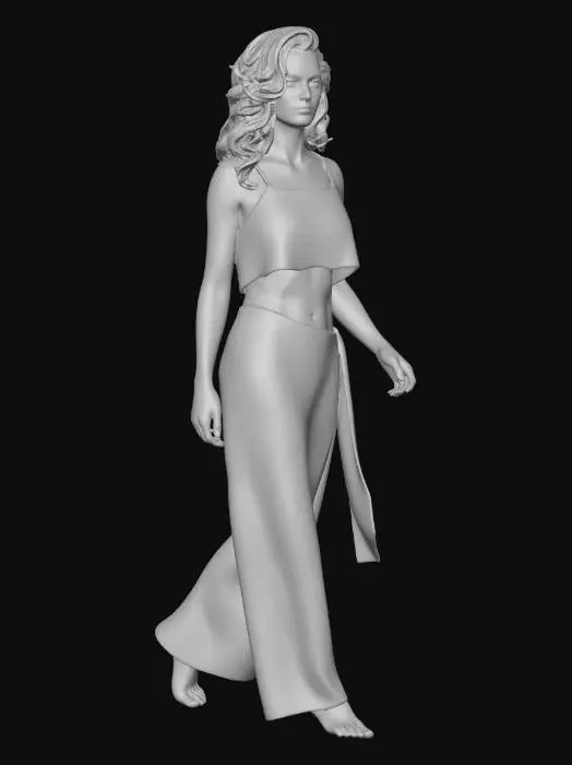 3D model for Rainbow Spiral Tie-Dye Ensemble
